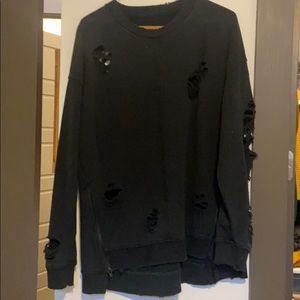 Joe’s Destroyed Sweatshirt